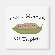 Mummy Of Triplets Magnets