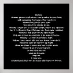 Mummy poem posters