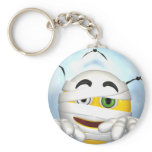 mummy smiley face keychains