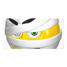 mummy smiley photo greeting card