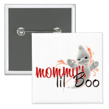 Mummy's Lil Boo Pinback Button