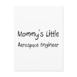 Mummy's Little Aerospace Engineer postcards