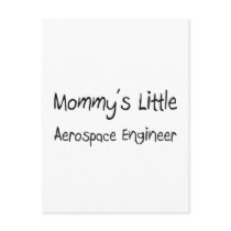 Mummy's Little Aerospace Engineer postcards
