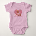 Mummy's Little Angel Pink Infant Creeper t-shirts