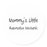 Mummy's Little Automotive Mechanic stickers
