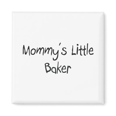 Mummy's Little Baker Refrigerator Magnets by tshirtshirts
