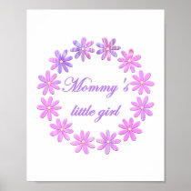 Mummy's Little Girl (pink flowers)