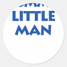 Mummy's Little Man Sticker