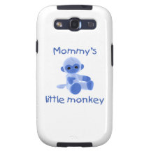Mummy's Little Monkey (blue)