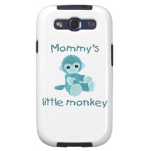 Mummy's Little Monkey (teal)