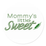 Mummy's little sweet pea stickers