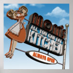 Mum's All You Can Eat Kitchen Poster posters