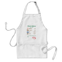 Mum's Bakery Menu Apron
