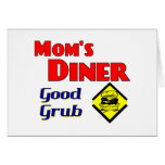 Mum's Diner Good Grub Retro Restaurant cards