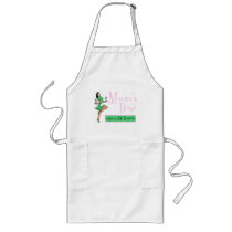 Mum's Diner Retro Waitress Black Raven Haired Apron