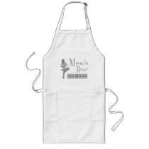 Mum's Diner Retro Waitress Black & White Apron