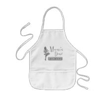 Mum's Diner Retro Waitress Black & White Aprons