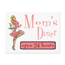 Mum's Diner Retro Waitress Blonde
