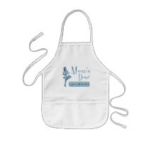 Mum's Diner Retro Waitress Blue Aprons
