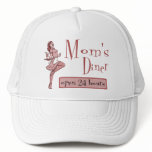 Mum's Diner Retro Waitress Red hats