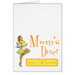 Mum's Diner Retro Waitress Red Head