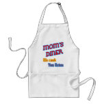 Mum's Diner We Cook You Listen Funny Neon aprons