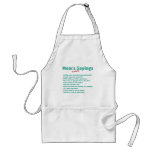 Mum's favourite sayings on gifts for her. aprons