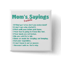 Mum's favourite sayings on gifts for her.