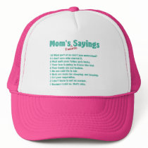 Mum's favourite sayings on gifts for her.