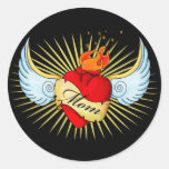 Mum's Heart Sticker