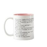 Mum's Language of Flowers Mug