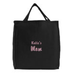 Mum's Personalised Canvas Bag with Kid's Name(s) embroidered bags