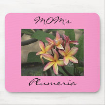 Mum's Plumeria Mousepad