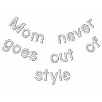 Mum's style Embroidered Tee Polo Shirt