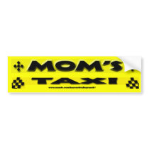 Mum's Taxi Bumper Sticker
