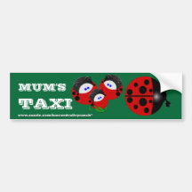 Mum's Taxi Bumper Sticker