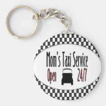 Mum's Taxi Service Keychain