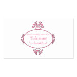 Mum's witty advice: Cake is not for breakfast. business cards