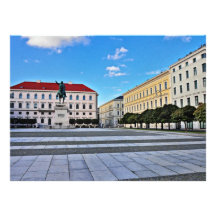 Munchen architecture personalized invitation
