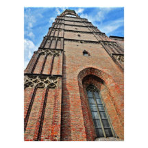 Munchen church tower personalised invitations