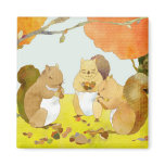 Munching Time: Little Squirrels' feast