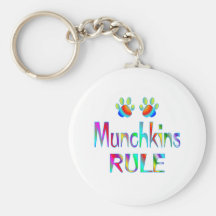 Munchkins Rule Keychain
