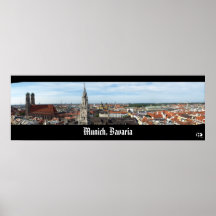 Munich, Bavaria Panorama Posters