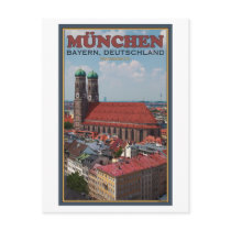 Munich Frauenkirche (Portrait) Post Card