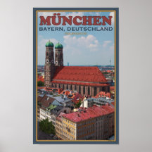 Munich Frauenkirche (Portrait) Posters