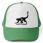 Munkey with Longboarder Tatttoo design on hats