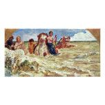 Mural Villa Albers: Sea-Gods In The Surf By Klinge photo cards