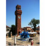 Murano, Italy Clock tower and Glass sculpture photo sculptures