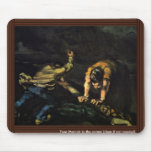 Murder,  By Paul Cézanne (Best Quality) mousepads