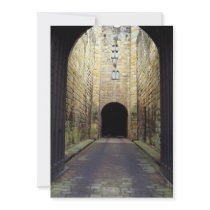 Murder Corridor, Barbican, Alnwick Castle, Northum Personalized Invitation